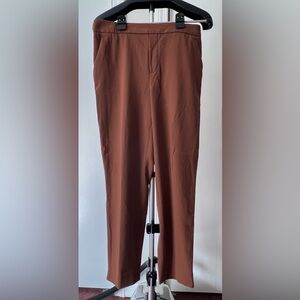 Banana Republic Cropped Pants in Rust Brown